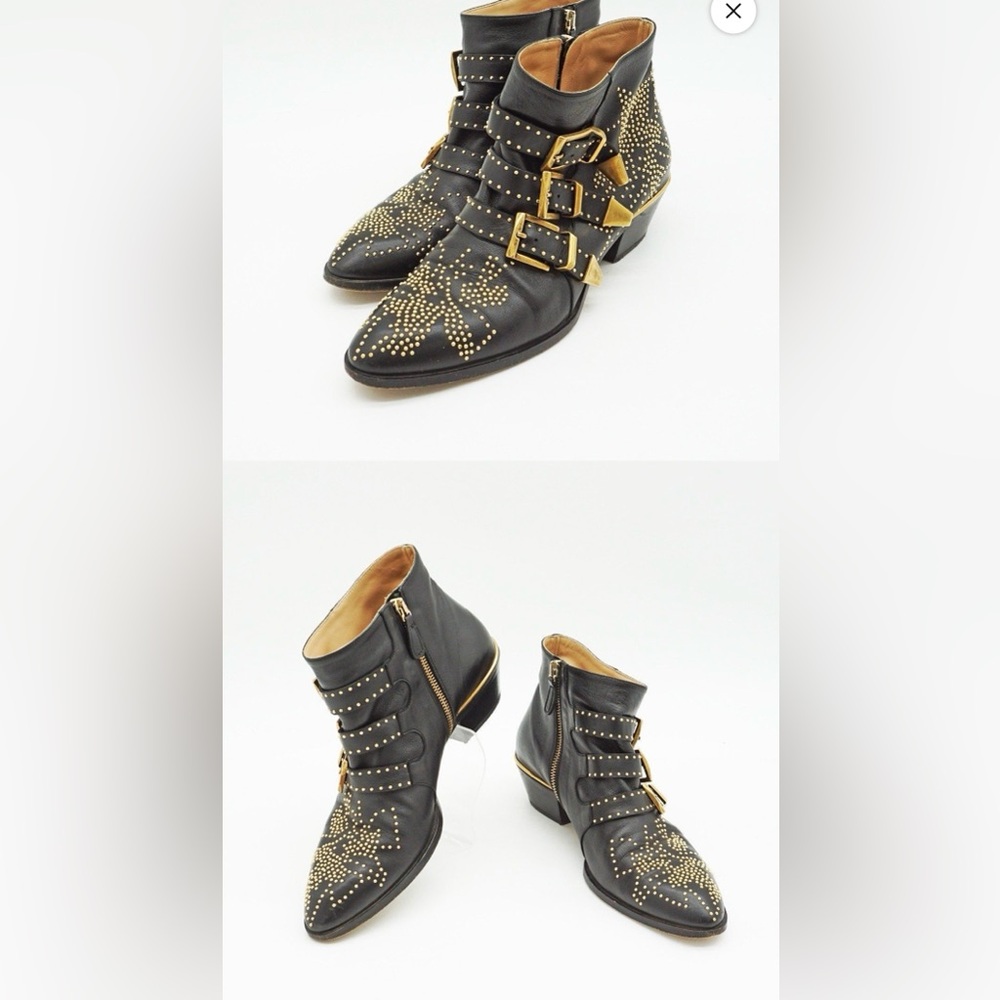 CHLOE Susanna Studded Leather Boots in great condition! Gently worn.